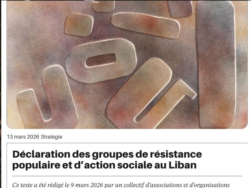 declaration resistance populaire